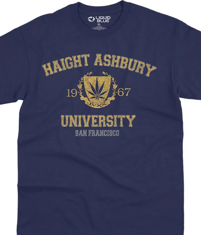 Liquid Blue TShirt Men Haight Ashbury TShirt