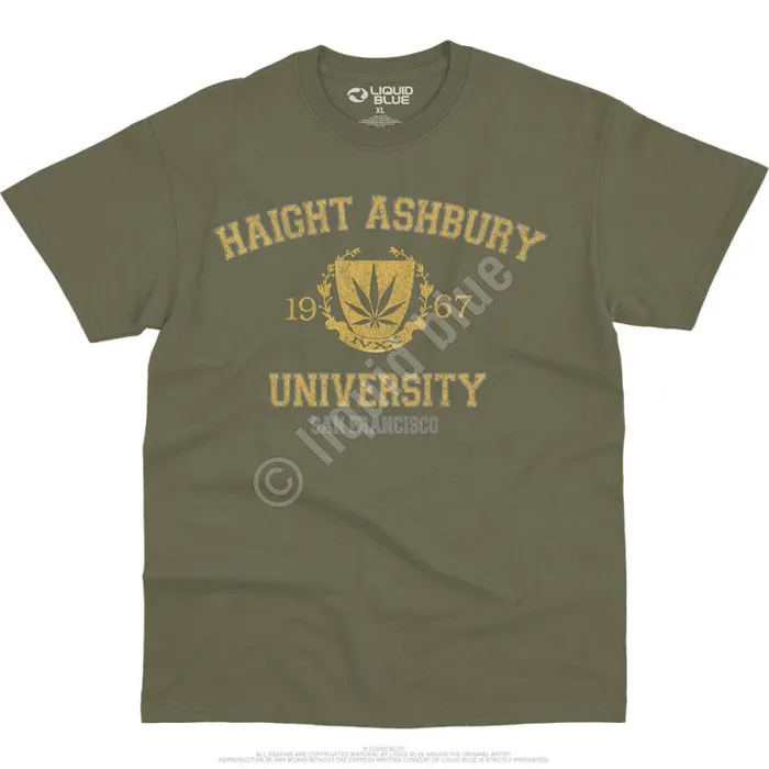 Liquid Blue TShirt Men Haight Ashbury TShirt