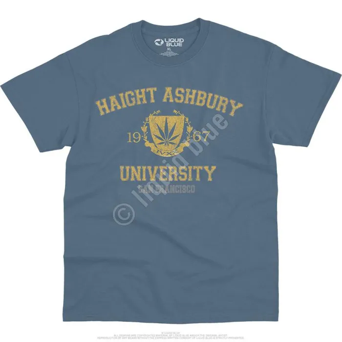 Liquid Blue TShirt Men Haight Ashbury TShirt