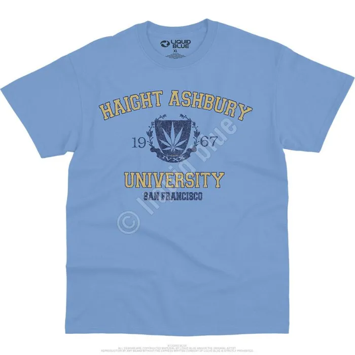 Liquid Blue TShirt Men Haight Ashbury TShirt