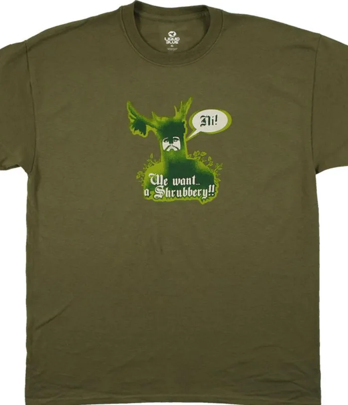 Liquid Blue TShirt Men Knights Of Ni Green TShirt