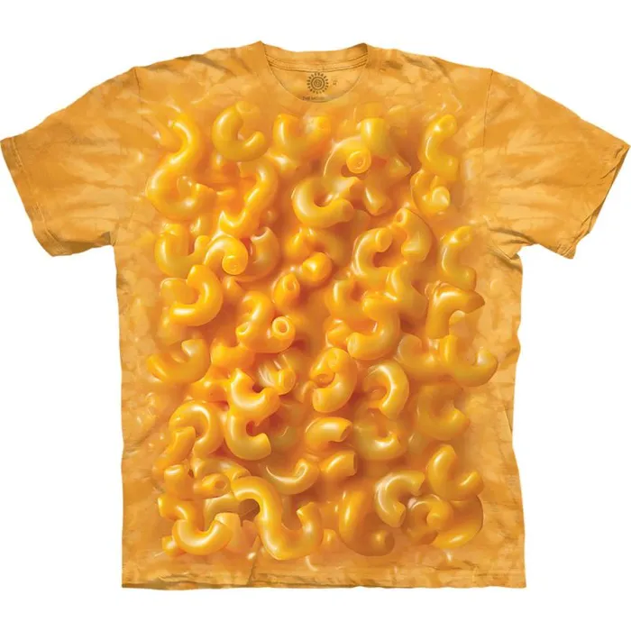 Liquid Blue TShirt Men Mac and Cheese Classic Cotton TShirt