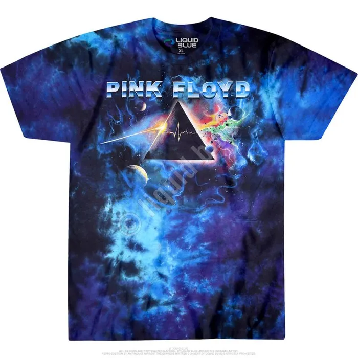 Liquid Blue TShirt Men Pulsar Prism TieDye TShirt