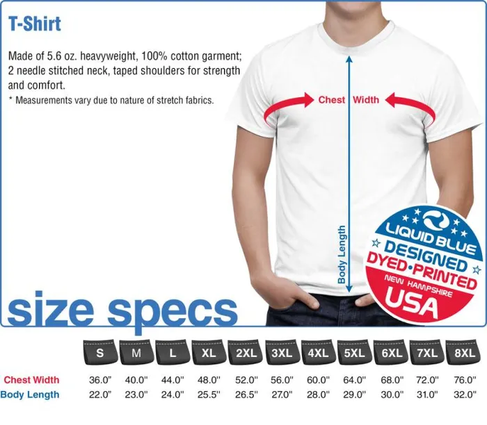Liquid Blue TShirt Men Spirit Of 76 TShirt