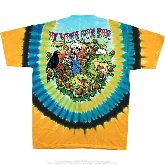 Liquid Blue TShirt Men Sunrise Jam TieDye TShirt