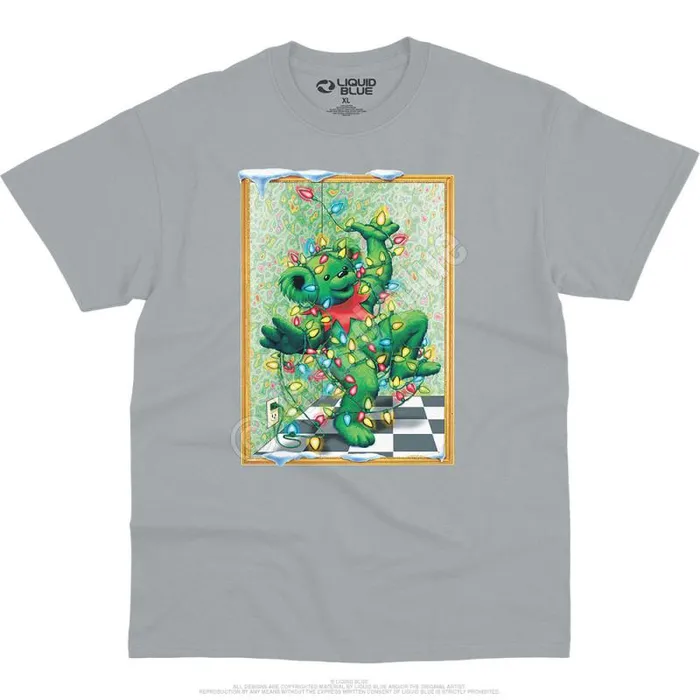 Liquid Blue TShirt Men Tangled Bear TShirt