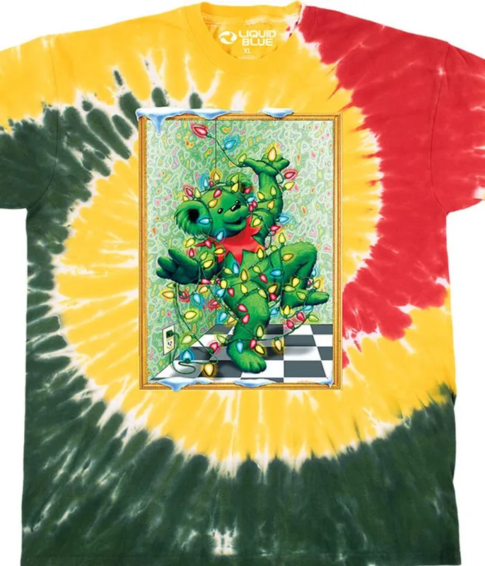 Liquid Blue TShirt Men Tangled Bear TShirt