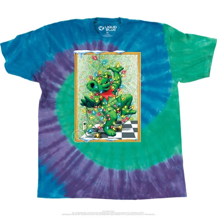 Liquid Blue TShirt Men Tangled Bear TShirt