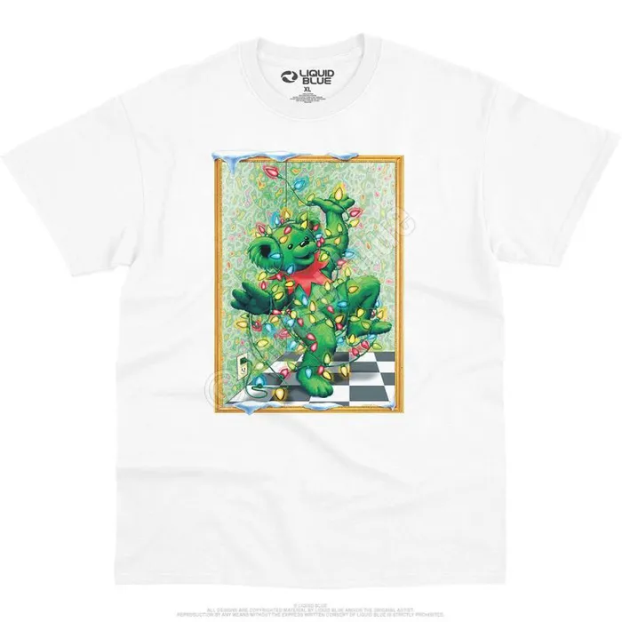 Liquid Blue TShirt Men Tangled Bear TShirt