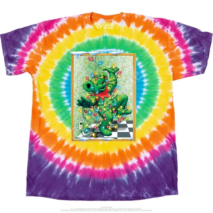 Liquid Blue TShirt Men Tangled Bear TShirt