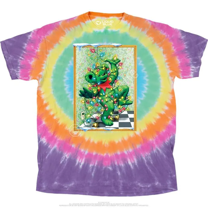 Liquid Blue TShirt Men Tangled Bear TShirt