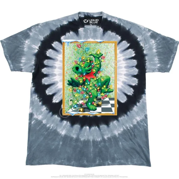 Liquid Blue TShirt Men Tangled Bear TShirt