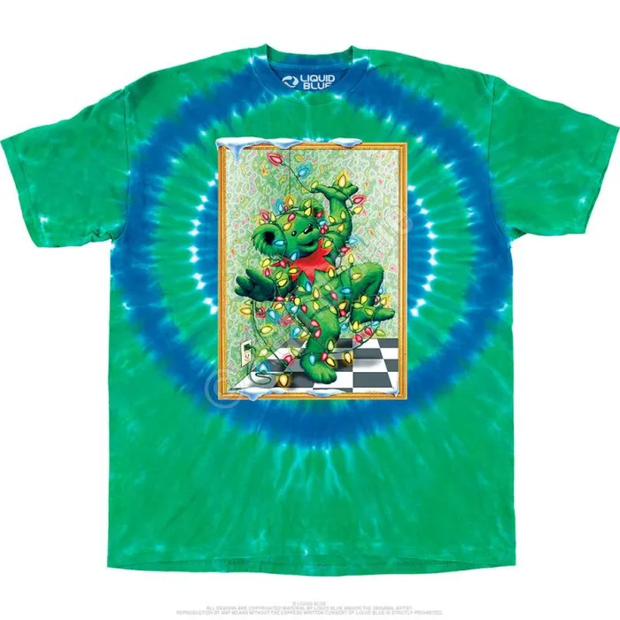 Liquid Blue TShirt Men Tangled Bear TShirt