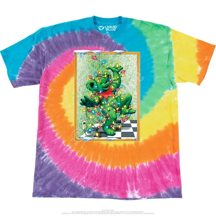 Liquid Blue TShirt Men Tangled Bear TShirt