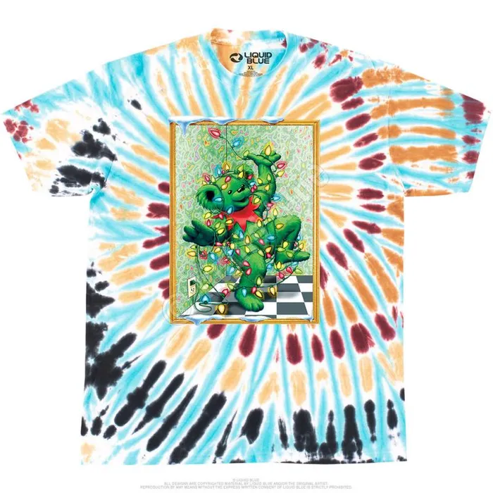 Liquid Blue TShirt Men Tangled Bear TShirt