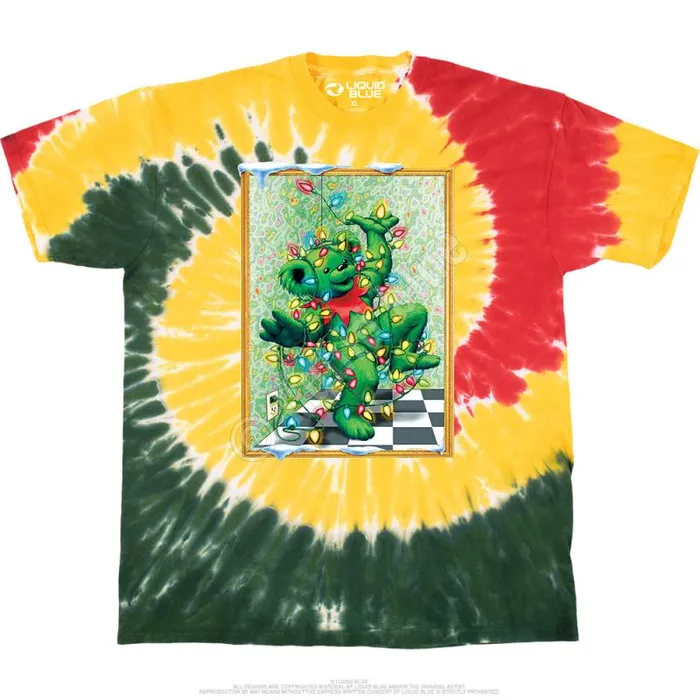 Liquid Blue TShirt Men Tangled Bear TShirt
