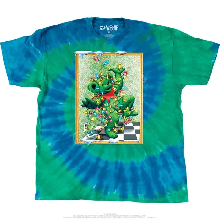 Liquid Blue TShirt Men Tangled Bear TShirt