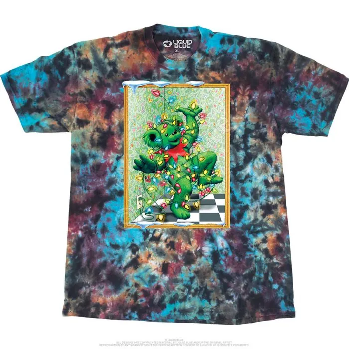 Liquid Blue TShirt Men Tangled Bear TShirt