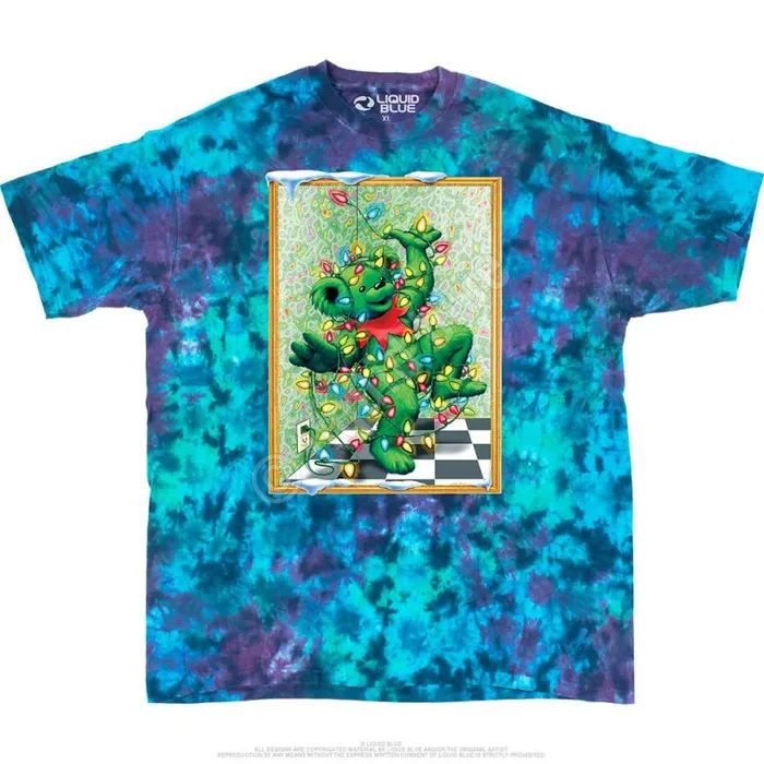 Liquid Blue TShirt Men Tangled Bear TShirt