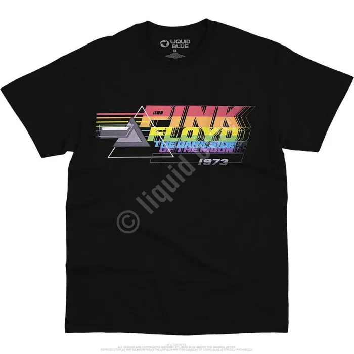 Liquid Blue TShirt Men Time Is Gone Black TShirt