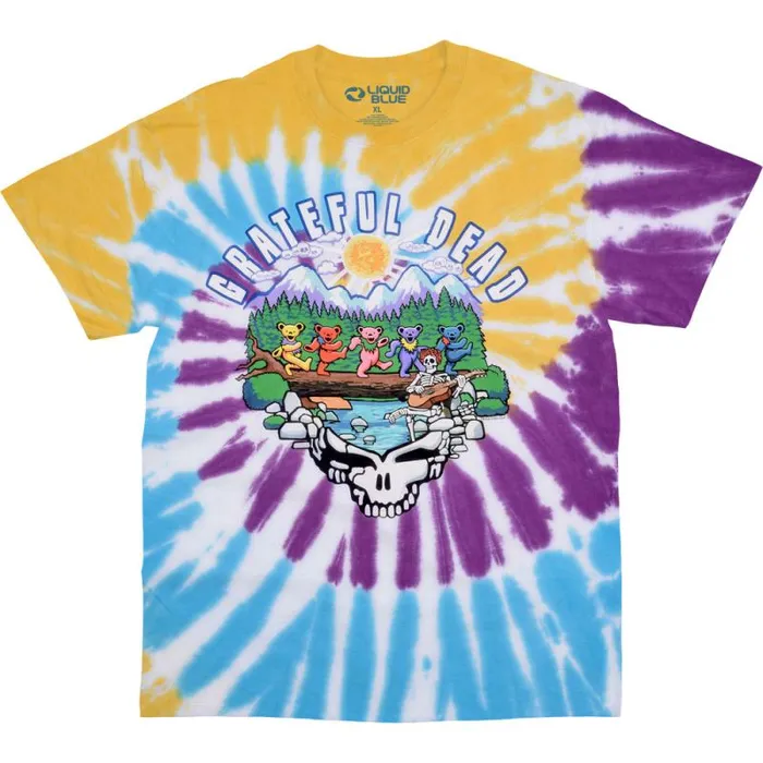 Liquid Blue TShirt Men Trail Walk TieDye TShirt