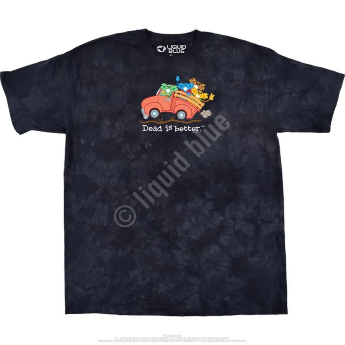 Liquid Blue TShirt Men Truck Dead Is Better TShirt