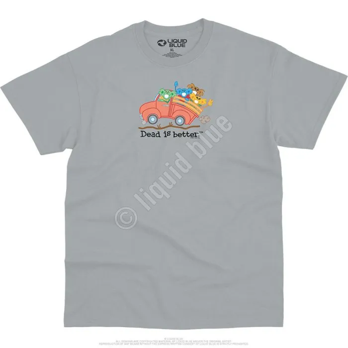 Liquid Blue TShirt Men Truck Dead Is Better TShirt