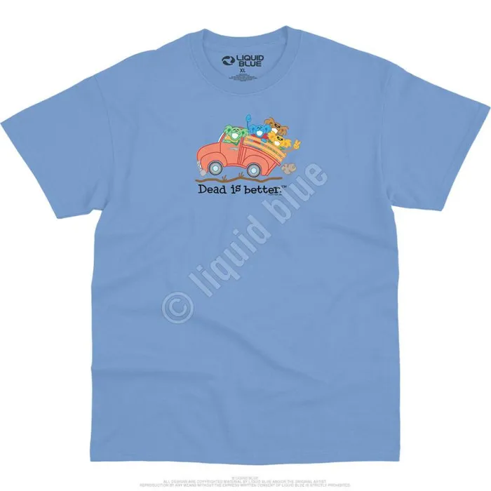 Liquid Blue TShirt Men Truck Dead Is Better TShirt