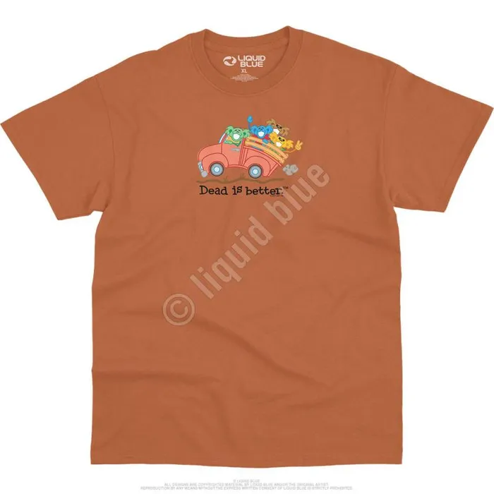 Liquid Blue TShirt Men Truck Dead Is Better TShirt