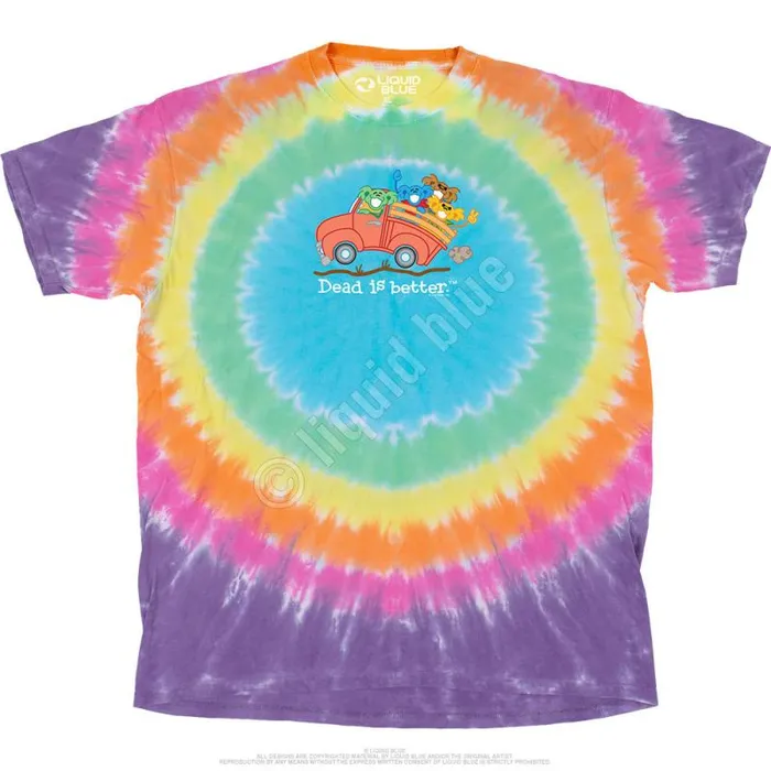 Liquid Blue TShirt Men Truck Dead Is Better TShirt