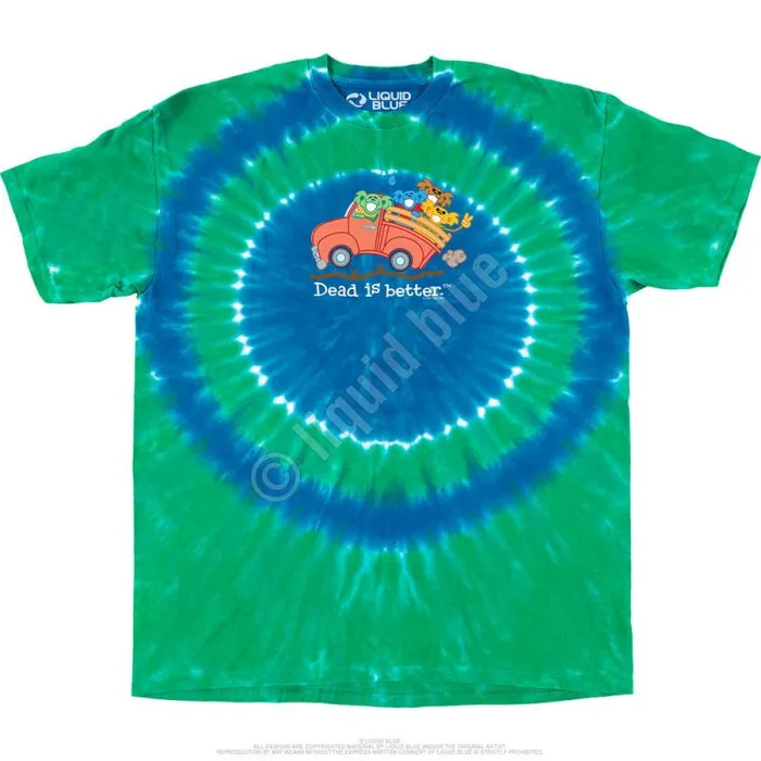 Liquid Blue TShirt Men Truck Dead Is Better TShirt