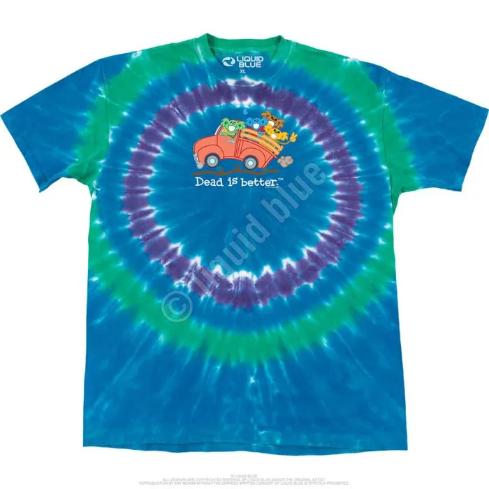 Liquid Blue TShirt Men Truck Dead Is Better TShirt