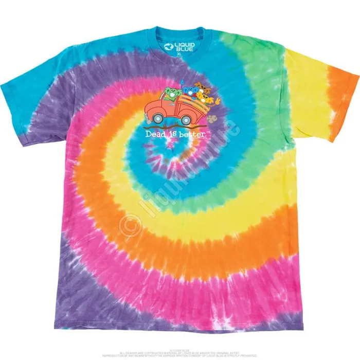 Liquid Blue TShirt Men Truck Dead Is Better TShirt