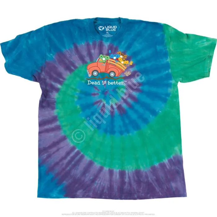 Liquid Blue TShirt Men Truck Dead Is Better TShirt