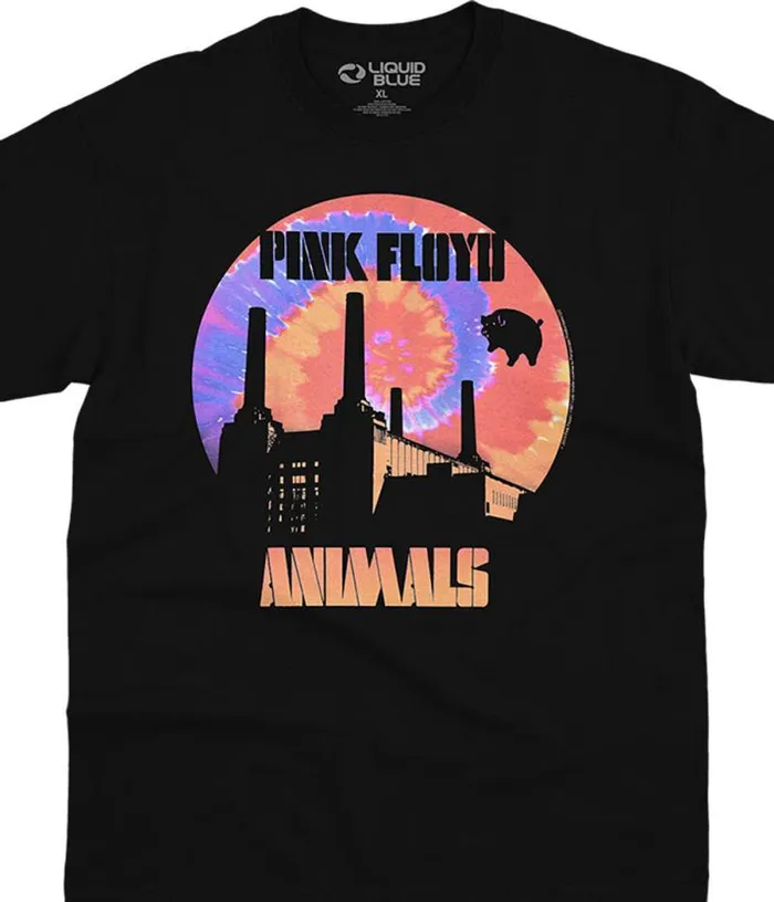 Liquid Blue TShirt Men When Pigs Fly Black TShirt