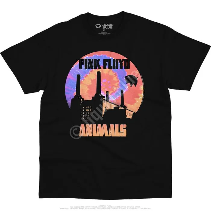 Liquid Blue TShirt Men When Pigs Fly Black TShirt