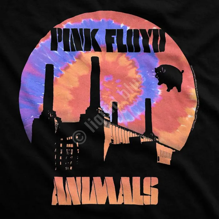 Liquid Blue TShirt Men When Pigs Fly Black TShirt
