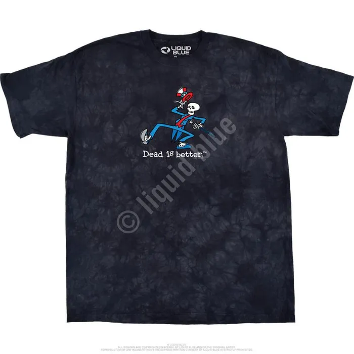 Liquid Blue TShirt Men Yankee Dead Is Better TShirt