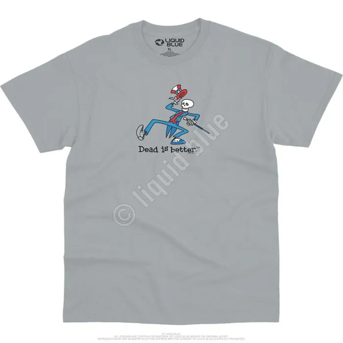 Liquid Blue TShirt Men Yankee Dead Is Better TShirt