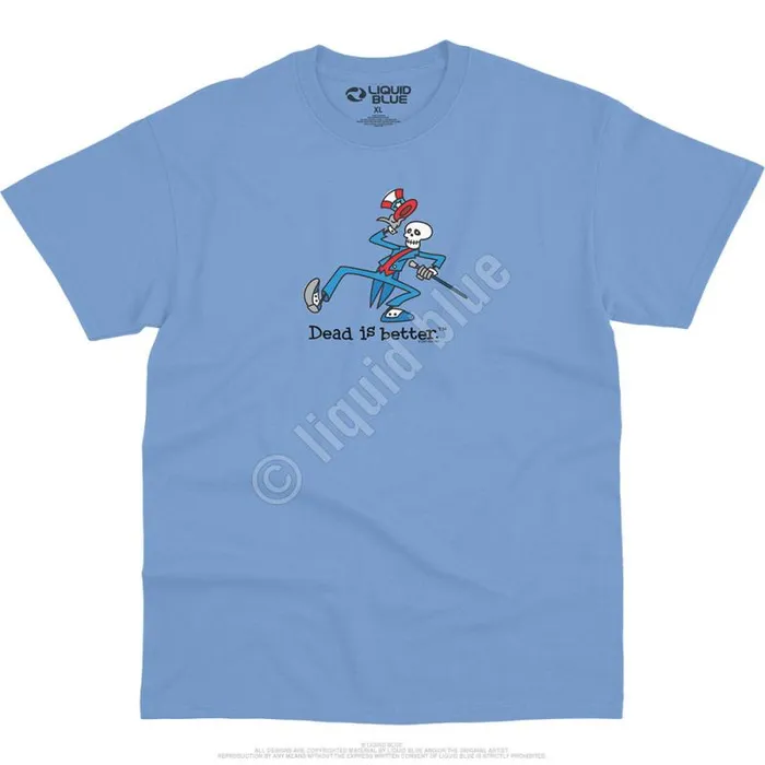 Liquid Blue TShirt Men Yankee Dead Is Better TShirt