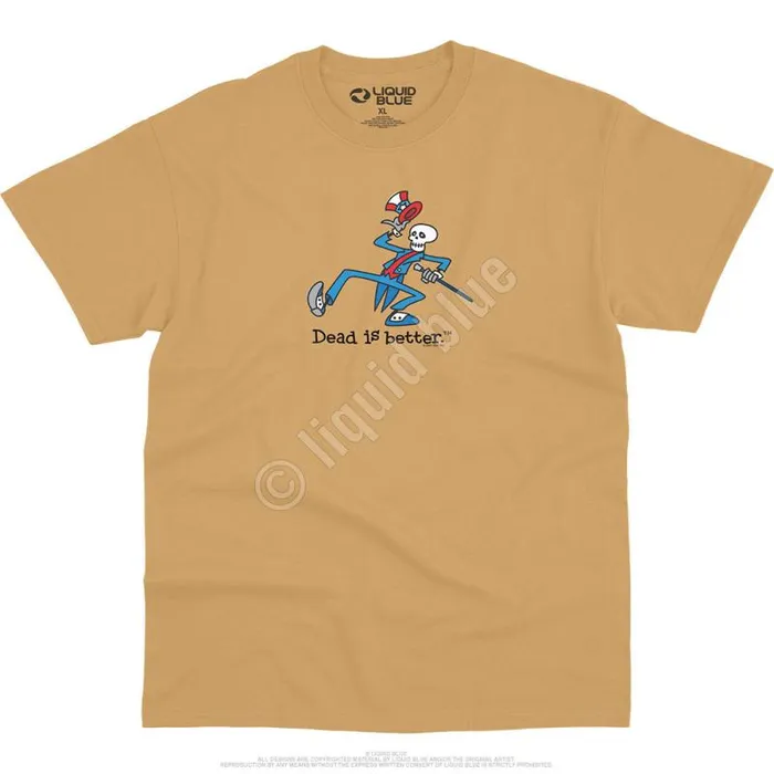 Liquid Blue TShirt Men Yankee Dead Is Better TShirt