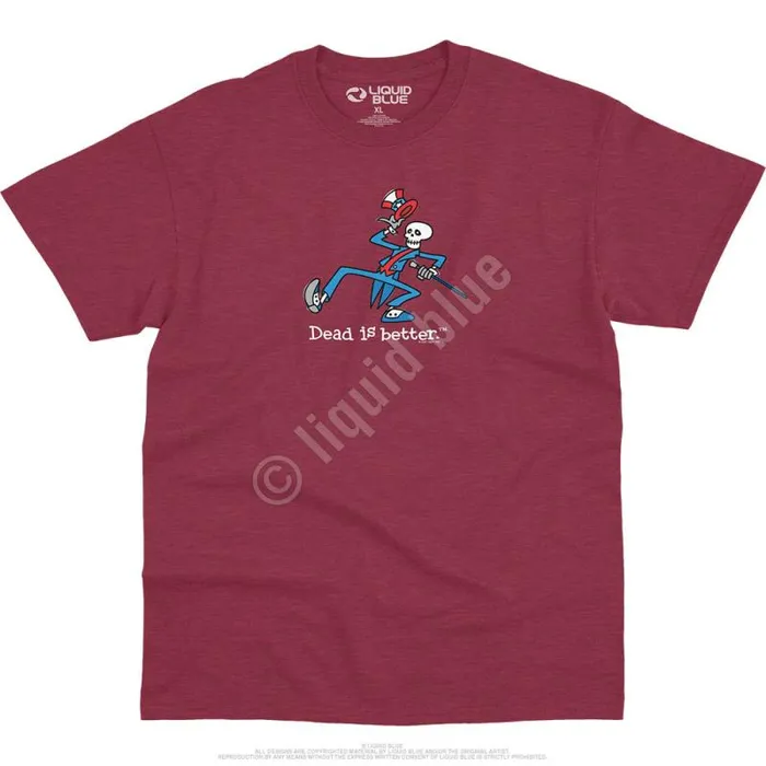Liquid Blue TShirt Men Yankee Dead Is Better TShirt