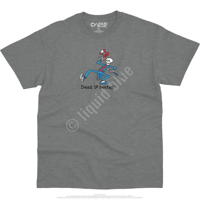 Liquid Blue TShirt Men Yankee Dead Is Better TShirt