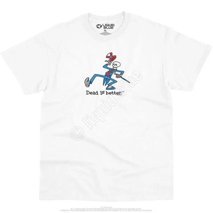 Liquid Blue TShirt Men Yankee Dead Is Better TShirt