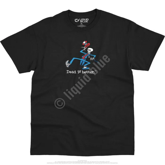 Liquid Blue TShirt Men Yankee Dead Is Better TShirt