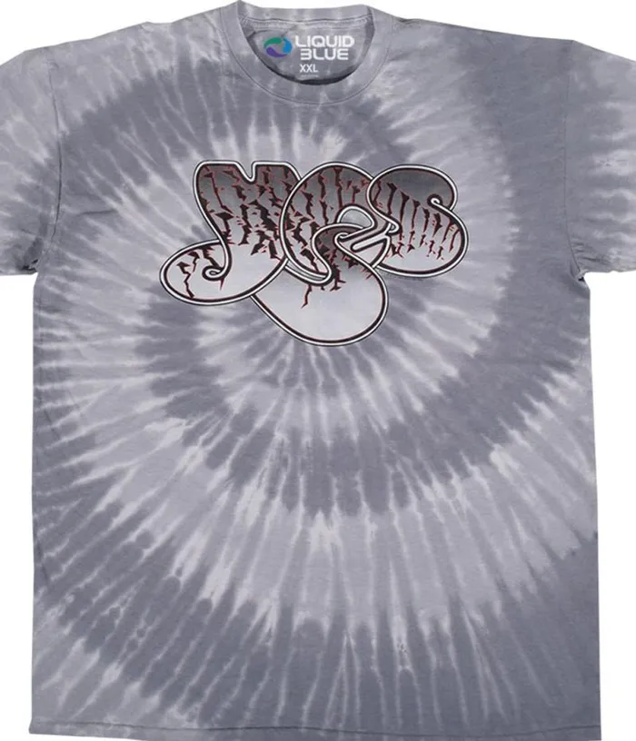Liquid Blue TShirt Men Yes Spiral TieDye TShirt