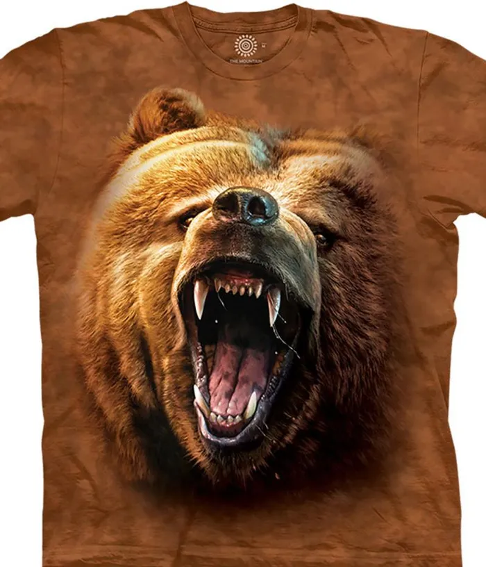 Liquid Blue Youth Kids Grizzly Growl Kids039 TShirt