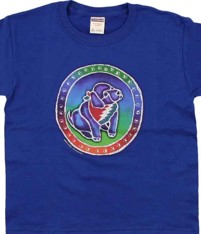 Liquid Blue Youth Kids Steal Your Puppy Blue TShirt