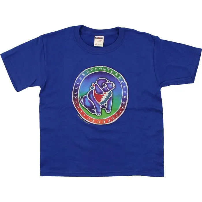 Liquid Blue Youth Kids Steal Your Puppy Blue TShirt