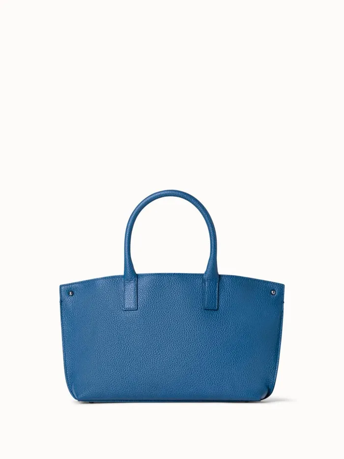 Little Ai Top Handle Bag In Cervocalf Leather Pacific Women Akris Crossbody Bags